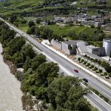 Le Rhône est passé en mode pré-alerte depuis mercredi matin (photo d'illustration). KEYSTONE/JEAN-CHRISTOPHE BOTT